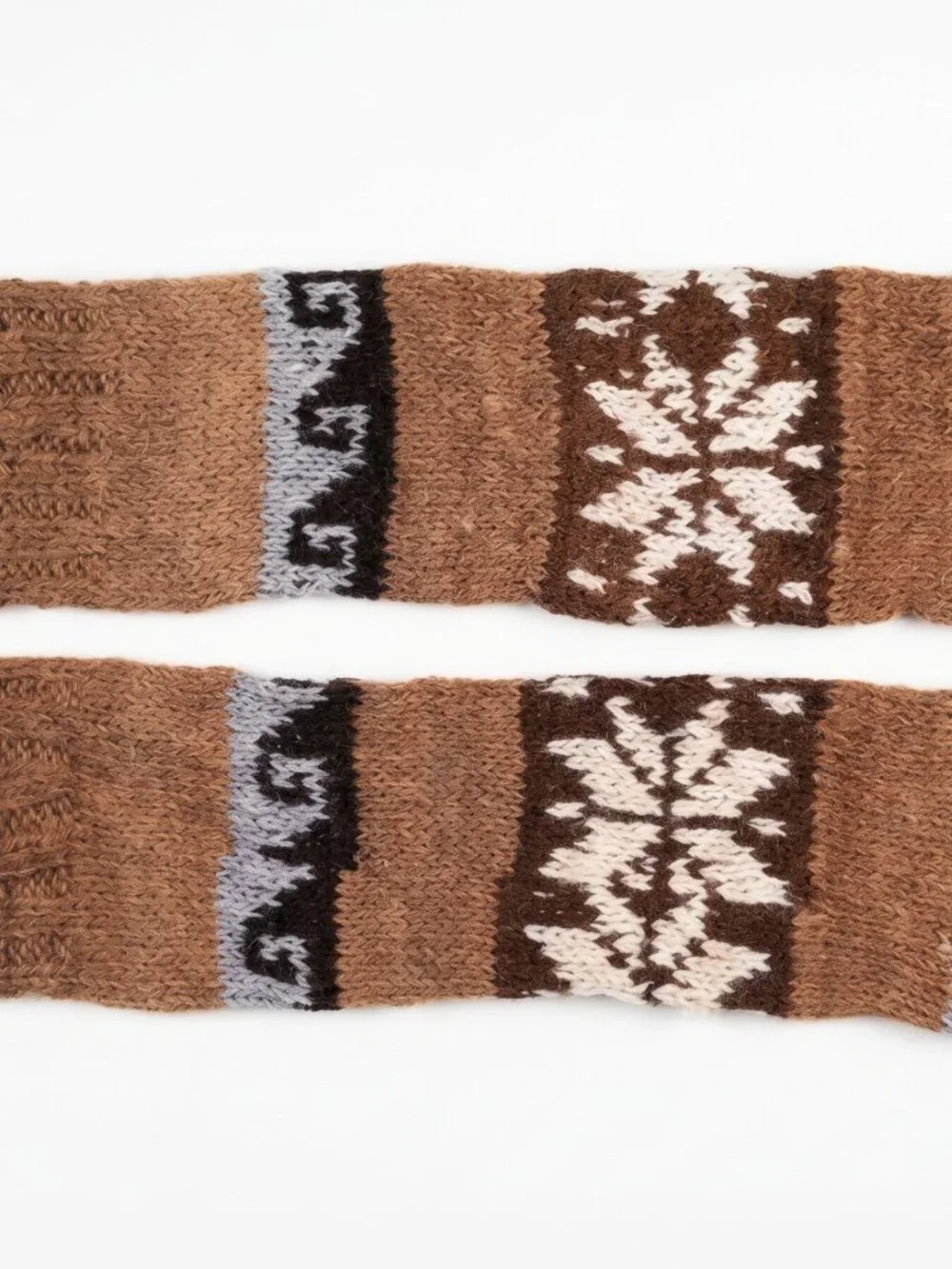 Hand-knitted Alpaca Wool Booties and Leg Warmers